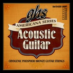 GHS S425 Americana series 12-54 stygos akustinei gitarai
