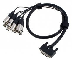 Alva AES25-4F4M1 Breakout Cable for Digital Connection AES/EBU