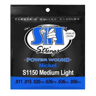 SIT S-1150 Medium Light Power Wound Nickel Electric Guitar Strings