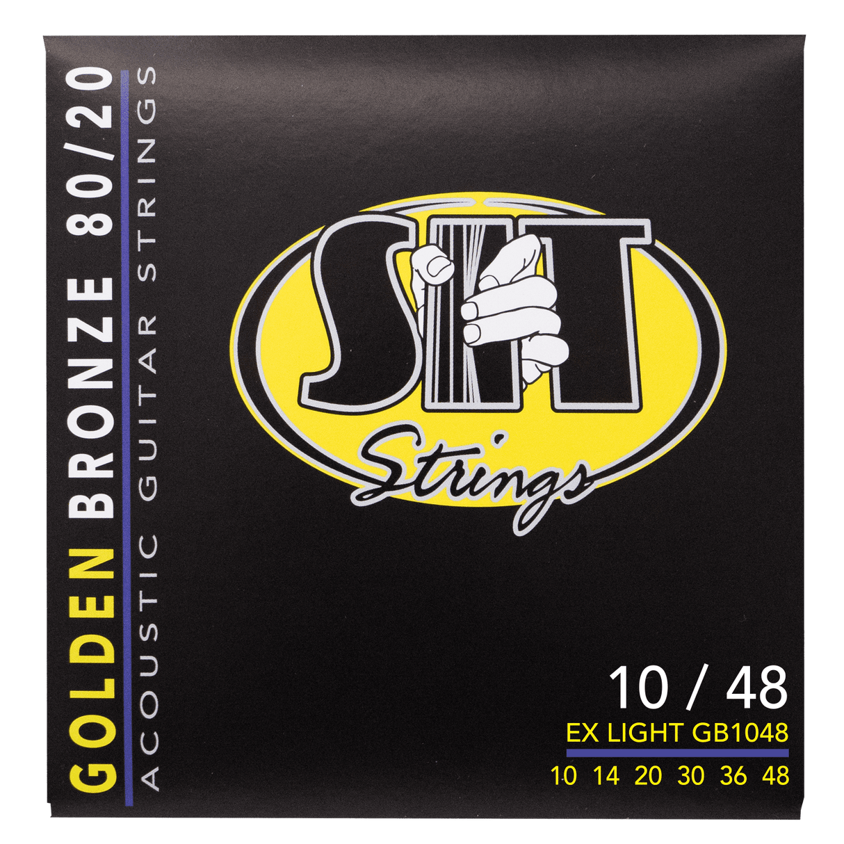 SIT GB-1048 Extra Light Golden Bronze 80/20 Acoustic Guitar Strings