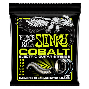 Ernie Ball 2721 Regular Slinky Cobalt Electric Guitar Strings 10-46 Gauge