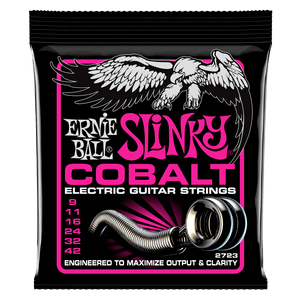 Ernie Ball 2723 Super Slinky Cobalt Electric Guitar Strings 9-42 Gauge