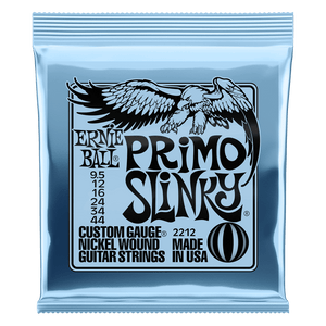 Ernie Ball 2212 Primo Slinky Nickel Wound Electric Guitar Strings 9.5-44 Gauge