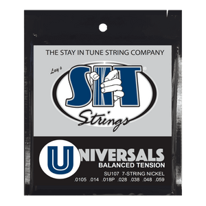 SIT SU-107 7-String Universals Balanced Tension Guitar Strings