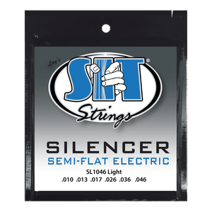 SIT SL-1046 Light Silencer Semi-Flat Nickel Electric Guitar Strings