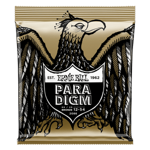 Ernie Ball P02086 Medium Light Paradigm 80/20 Bronze Acoustic Guitar Strings 12-54 Gauge