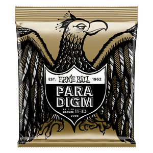 Ernie Ball P02088 Light Paradigm 80/20 Bronze Acoustic Guitar Strings 11-52 Gauge
