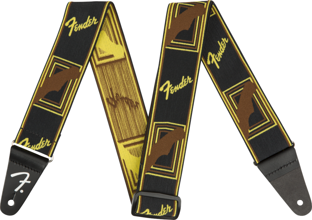 Fender Weighless Mono Strap B/Y/B diržas gitarai