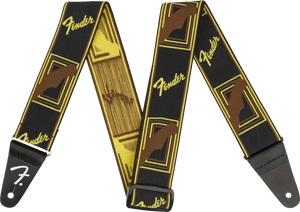 Fender Weighless Mono Strap B/Y/B diržas gitarai