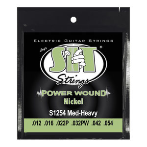 SIT S-1254 Med-Heavy Power Wound Nickel Electric Guitar Strings