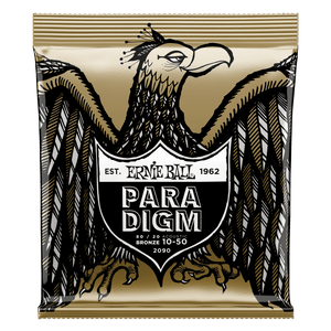 Ernie Ball P02090 Extra Light Paradigm 80/20 Bronze Acoustic Guitar Strings 10-50 Gauge