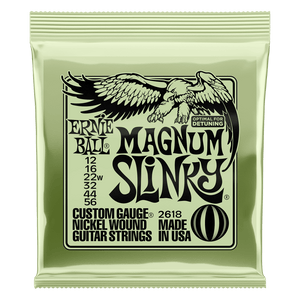 Ernie Ball 2618 Magnum Slinky Nickel Wound Electric Guitar Strings 12-56 Gauge
