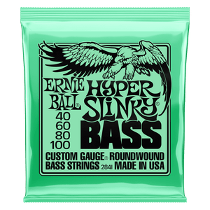 Ernie Ball 2841 Hyper Slinky Nickel Wound Electric Bass Strings 40-100 Gauge