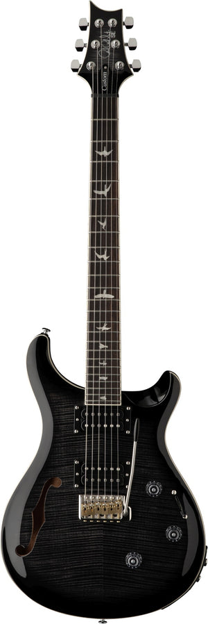 Paul Reed Smith SE Custom 24 Semi-Hollow Body Piezo Charcoal Burst