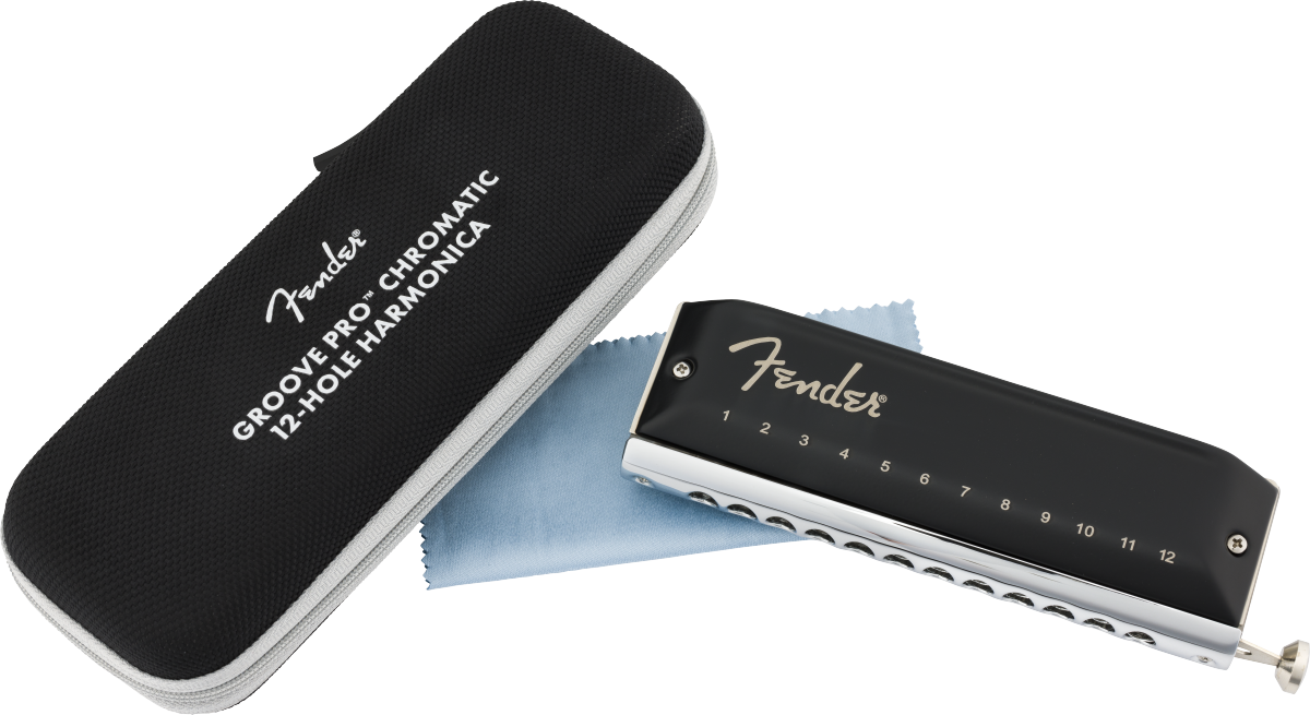 Fender Groove Pro Chromatic 12-Hole Harmonica Key of C lūpinė armonikėlė