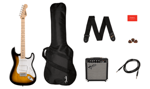 Squier PK Sonic Stratocaster Pack MN 2TS 10G elektrinės gitaros komplektas