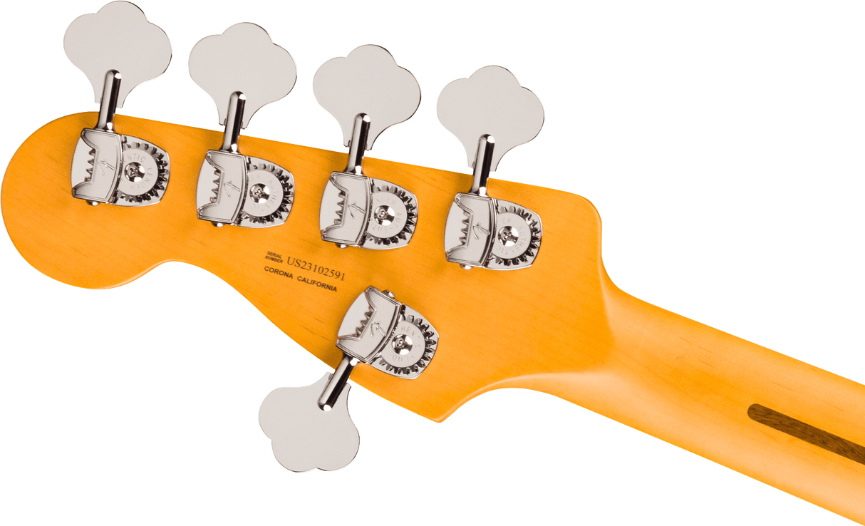 American Ultra Jazz Bass V Maple Fingerboard Arctic Pearl bosinė gitara