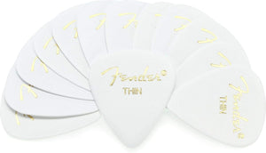 Fender 351 Pickpack White Thin 12 pics mediatoriai