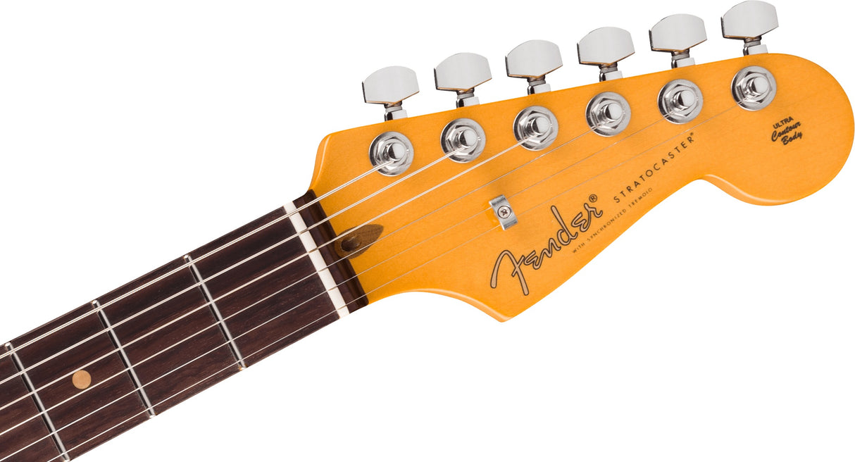 Fender American Ultra Luxe 60s Stratocaster HSS Rosewood Fingerboard Fiesta Red elektrinė gitara