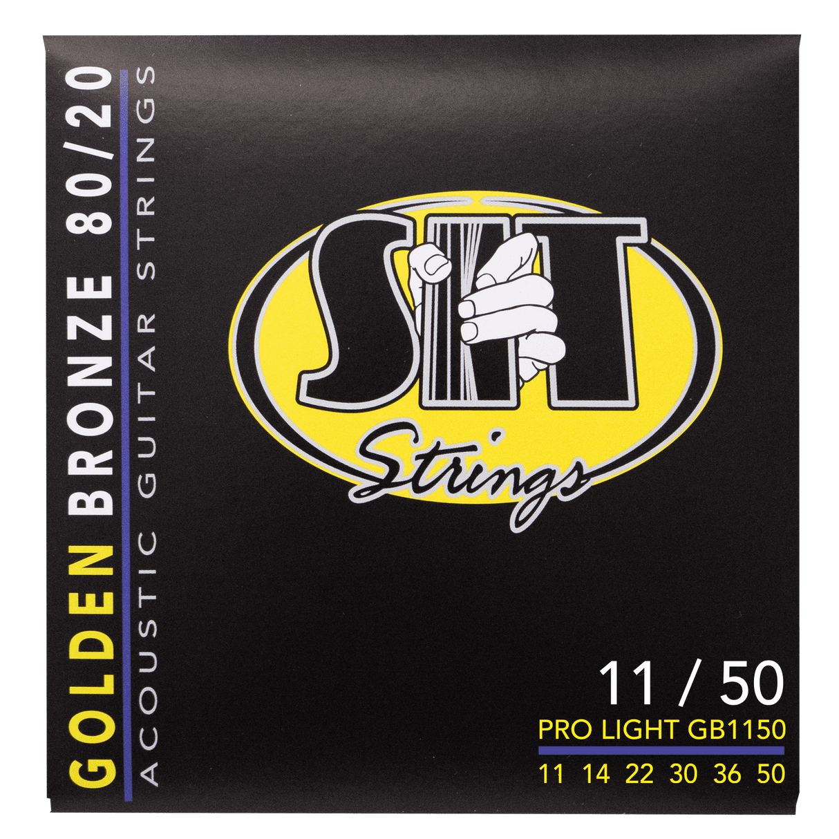 SIT GB-1150 Pro Light Golden Bronze 80/20 Acoustic Guitar Strings