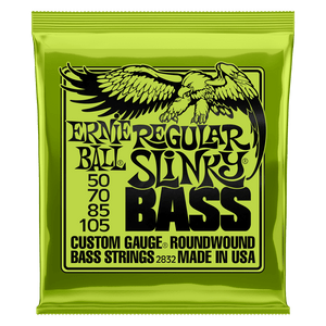 Ernie Ball 2832 Regular Slinky Nickel Wound Electric Bass Strings 50-105 Gauge